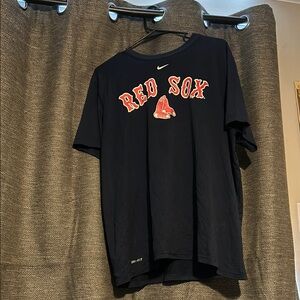 Nike Dri-Fit Navy Blue Red Sox Men's Shirt